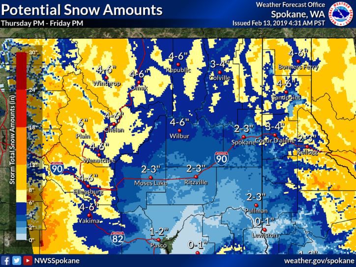 snow totals